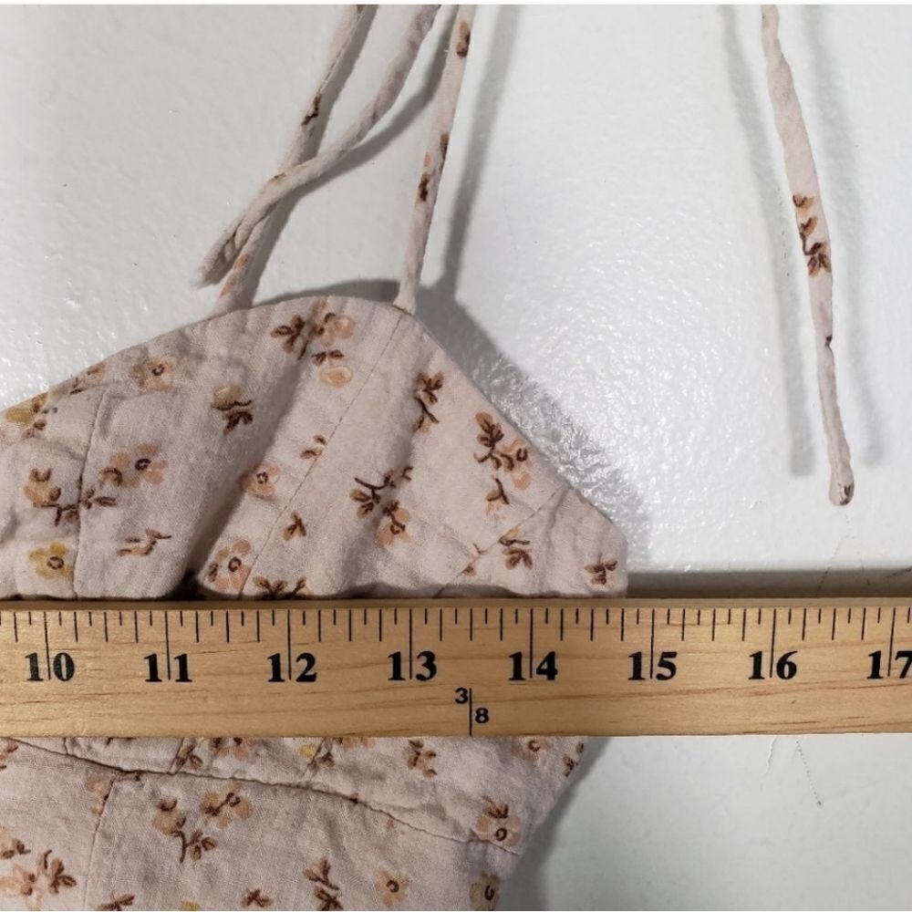 Princess Polly Floral Lined Mini Dress Size 4 - Picture 3 of 7
